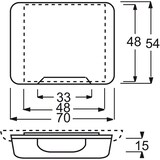 thumbnail of Busch-Jaeger Zentralscheibe pall 1746-260-101 2CKA001710A3313