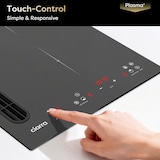 thumbnail of CIARRA Placa de Cozinha com Exaustor CIARRA ONE 39 cm Boost Touch-Control com 2 Placas Timer Stop & Go CBBEH392B