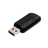 thumbnail of Verbatim Pen USB 2.0 PinStripe128 GB preto 49071