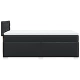 thumbnail of vidaXL Boxspringbett mit Matratze Schwarz 80x200 cm Kunstleder