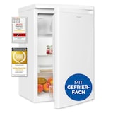 thumbnail of Exquisit Kühlschrank mit Gefrierfach, 109 Liter, kleiner Kühlschrank, freistehend, 85 cm hoch, Kompakt, KS516-4-E-040E weiss