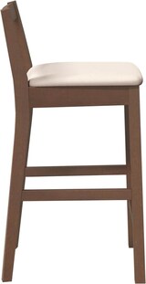 thumbnail of vidaXL Barhocker mit Kissen 2 Stk. Braun Massivholz Gummibaum