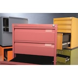 thumbnail of BISLEY Schubladenschrank Serie F abschließbar in silber Bürocontainer Schreibtischcontainer Akten Standcontainer