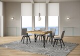 thumbnail of Ausziehbarer Tisch 80x120/204 cm Gestell Karamay Eiche Natur Anthrazit