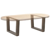 thumbnail of vidaXL Couchtischbeine V-Form 2 Stück Naturstahl 60x(30-31,3) cm Stahl