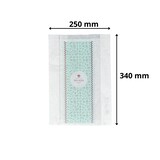 thumbnail of Sac 107 brioche et Viennoiseries en papier Blanc 25+6,5x34 cm par 500