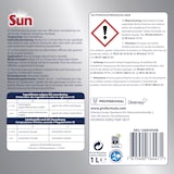 thumbnail of Sun Professional Handspülmittel, pH-hautneutral, hautfreundlich, für Geschirr, Besteck und Gläser, handliche 1L Flasche