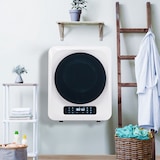 thumbnail of Wäschetrockner 3kg bis 4kg 850W mit 6 Programmen, UV-Sterilisation und Wandmontage – energieeffizient und platzsparend, Weiß