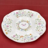 thumbnail of Dancing Butterflies Servierplatte Porzellan Ø 25,5 cm floral rund Schmetterling