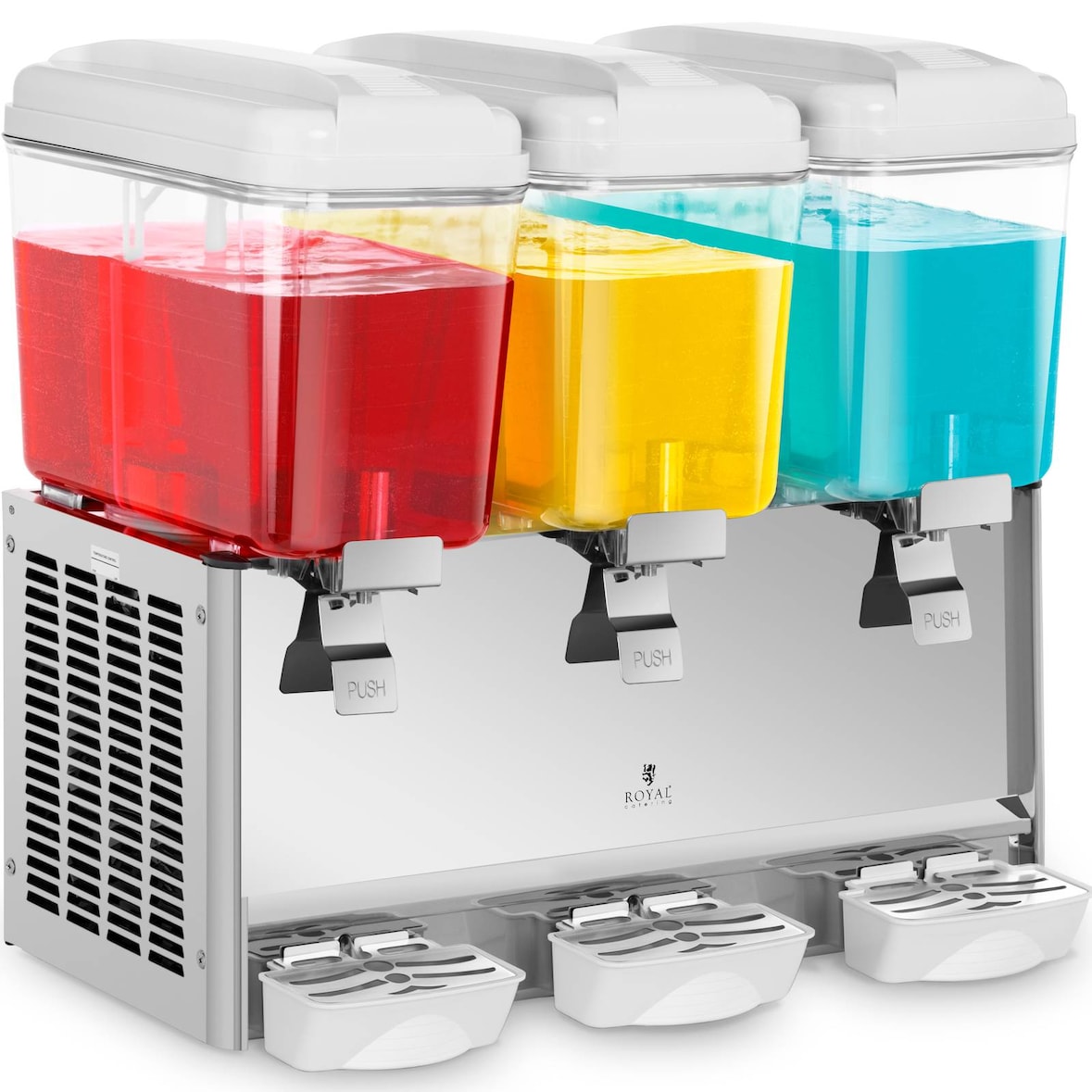 Royal Catering Dispensador de bebidas frías - 3 x 18 litros