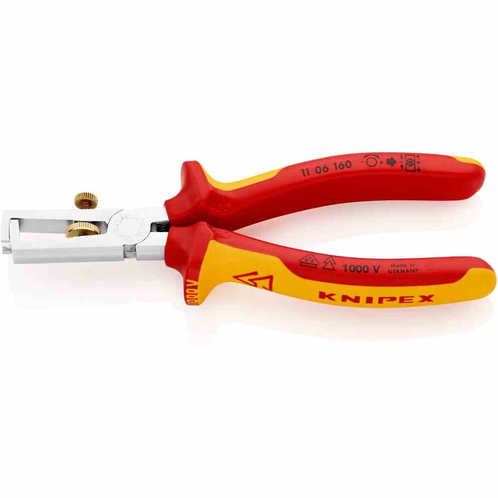 KNIPEX  Pelacables, aislado, 10mm², comprobado VDE, 2 componentes