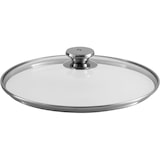 thumbnail of KLAMER Pfannendeckel 28 cm, Edelstahl Universal-Pfannendeckel für Pfannen und Töpfe, Glasdeckel spülmaschinengeeignet mit Überlaufschutz, Topfdeckel