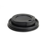 thumbnail of Nette 100 Stück Deckel schwarz für Heißgetränkebecher Ø 80mm