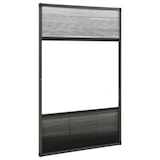 thumbnail of vidaXL Insektenschutz-Plissee für Fenster Alu mit Jalousie : Farbe - Anthrazit, Größe - 80 x 160 cm