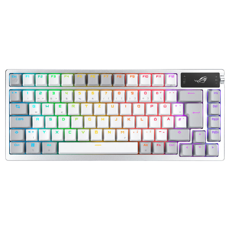 Teclado Aleman Asus Rog Azoth Teclado Gaming Blanco