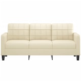 thumbnail of vidaXL 3-Sitzer-Sofa Creme 180 cm Kunstleder
