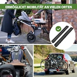 thumbnail of TRUTZHOLM Auffahrrampen 160 cm 400 kg Stahl schwarz gebördelt Verladerampe Quads Rasenmäher