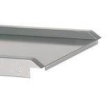 thumbnail of Tournus Standaard-aanvoertafel 1600mm lang met wastafel 400 x 400 mm en uitwerpschacht, incl. afklopring. Rechts inhangbaar