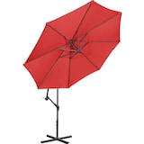thumbnail of Uniprodo - Uniprodo UNI_UMBRELLA_R300RE_N Parasol Déporté Rouge Rond Ø 300 cm Inclinable Parasol Excentré Parasol De Jardin