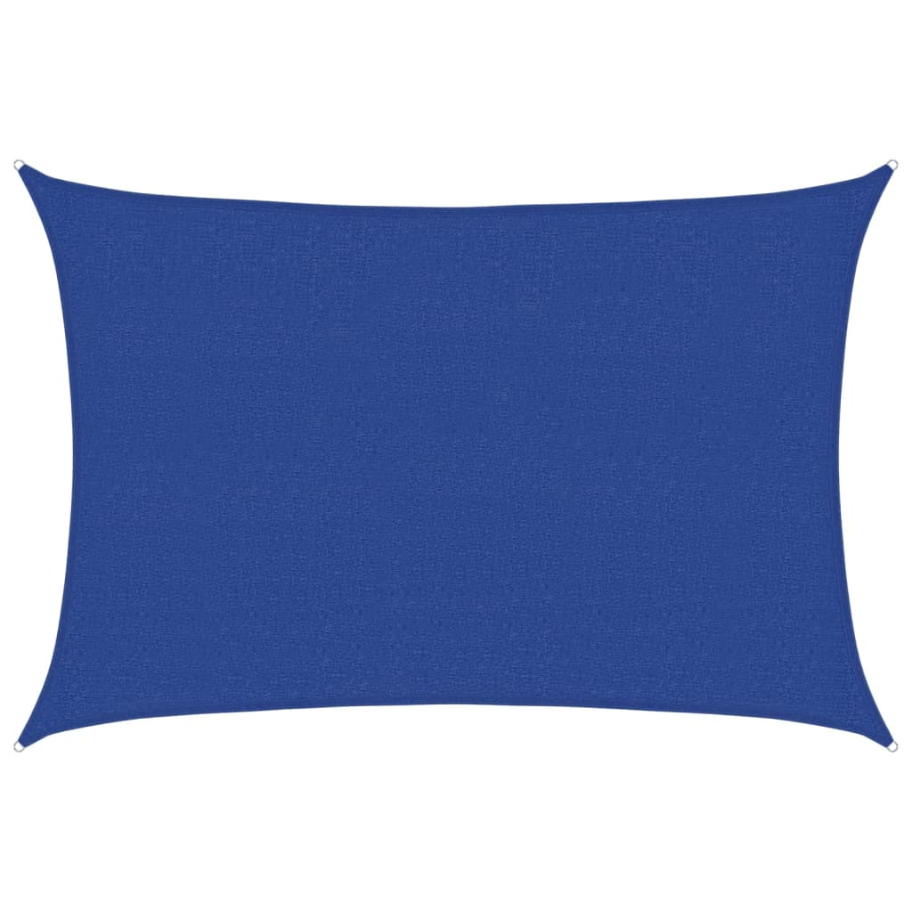 Toldo de vela HDPE azul 160 g/m² 2,5x4 m