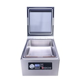 thumbnail of METRO Professional Kamer vacuümsealer GVS1200, roestvrij staal / glas, 37,2 x 44,3 x 24,9 cm, cap. 7 L, pomp 70L/min, timer, 5 functies, zilver