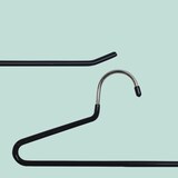 thumbnail of Relaxdays Hosenbügel, 20er Set, rutschfeste Kleiderbügel, platzsparend, HBT: 17,5 x 35 x 0,5 cm, Anzugbügel, schwarz