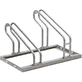 thumbnail of BRASQ Fietsenrek voor 2 Fietsen - Fietsentandaard - Fietsrek - Fietsbeugel voor Vloer Inclusief bevestigingsmateriaal - Zilver