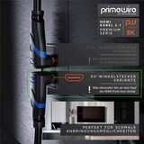 thumbnail of Primewire 8K Premium HDMI Ultra High Speed Kabel 2.1 90° gewinkelt, 7680 x 4320 @ 120 Hz mit DSC - 1m