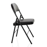 thumbnail of Konferenzstuhl / Besucherstuhl / Klappstuhl TUDELA H PU schwarz hjh OFFICE