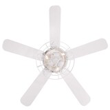 thumbnail of Deckenventilator Barnett Weiß 122 cm mit LED Leuchte 122