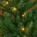 thumbnail of HOMCOM árbol de navidad artificial altura 150 cm ignífugo con 502 ramas 150 luces LED IPX2 8 modos hojas de PVC apertura automática base plegable