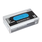 thumbnail of Gants alimentaires en vinyle non poudrés Hygiplas bleus L (Lot de 100)