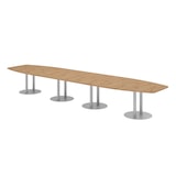 thumbnail of bümö Konferenztisch XXL KT52 in Asteiche Säule in Silber