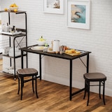 thumbnail of HOMCOM Escritorio para Hogar Oficina Mesa de Ordenador Mesa de Estudio con Pies Ajustables Mobiliario Simple de Oficina 120x60x73cm Carga 70kg