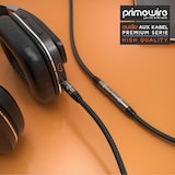 thumbnail of Primewire Klinkenkabel 3,5 mm AUX - Audio Verbindungskabel / Kupplung mit Nylonmantel - 2m