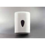 thumbnail of Dispensador papel bobina mecha blanco/gris