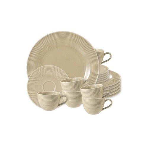 Seltmann Weiden Beat Sandbeige Kaffeeservice 18tlg.