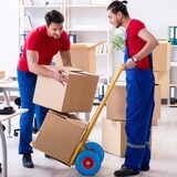 thumbnail of Relaxdays 2x Sackkarrenrad, pannensichere Vollgummireifen, 3.00-4" Stahlfelge, 20 mm Achse, 100kg, 260 x 85 mm, blau-rot