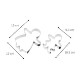 thumbnail of Lot de 2 emporte-pièces bonhomme en pain d'épices forme aléatoire Zenker Emporte-pièces
