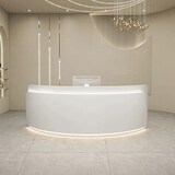 thumbnail of 【DYH160cm】Empfangstheke Bartheke Kassen theke Servicetheke Theke Bar Weiß