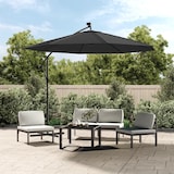 thumbnail of vidaXL Zweefparasol met LED-verlichting stalen paal 300 cm antraciet
