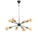thumbnail of Helloshop26 - Lustre lampe lumière suspendu suspension à 8 branches amiens E27  03_0007599