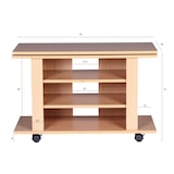 thumbnail of FineBuy Fernsehschrank 75 x 51 x 38 cm Buche