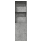 thumbnail of vidaXL Badschrank Schmal mit Rollen Betongrau Holzwerkstoff