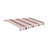 thumbnail of Toldo completo con motor 3x2m color burdeos/beige lona poliéster