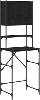 thumbnail of vidaXL Waschmaschinen-Schrank Schwarz 0ak 68 x 48,5 x 194 cm