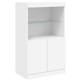 thumbnail of Helloshop26 - Buffet Sideboard Kommode Schrank Aufbewahrungseinheit Organizer für Küche Wohnzimmer Lounge mit LED-Beleuchtung 02_0037195