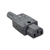 thumbnail of BACHMANN Accoppiatore per apparecchi IEC320 C13 10A/250VAC, connessione a vite, nero