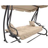 thumbnail of Dondolo Reclinabile Cuba Dimaplast Beige 200x120xH164 cm – Ideale per Giardino e Terrazzo