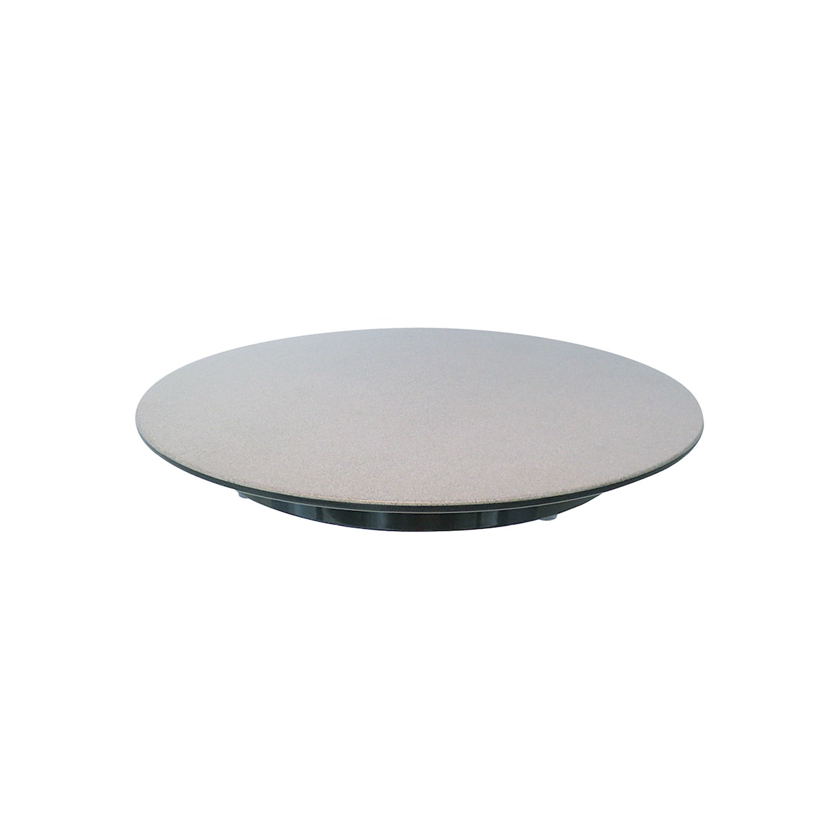 Schneider - Tortenplatte Melamin silber/schwarz, Ø 240 mm, Höhe: 30 mm